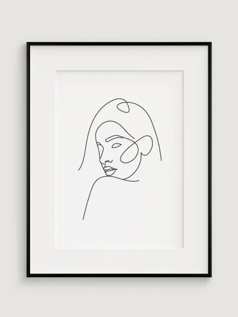 Minimalistická Ilustrace Ženy 1