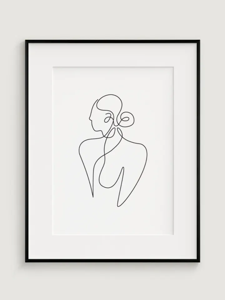 Minimalistická Ilustrace Ženy 2