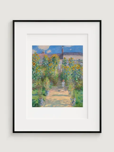 Umělcova zahrada ve Vétheuil, Claude Monet, 1881